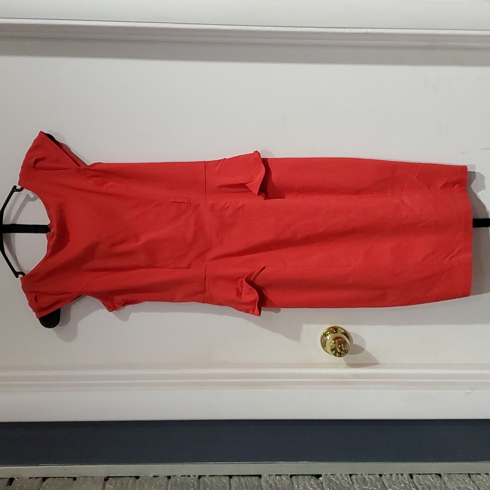 Xoxo red orange dress
